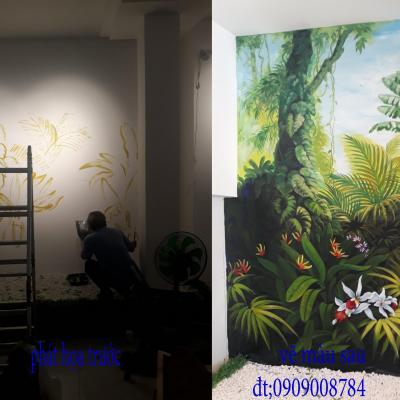 vẽ tranh tường trang trí