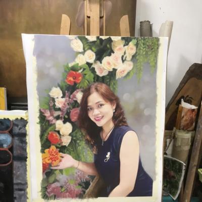 VẼ CHÂN DUNG LÀM QUÀ 8/3